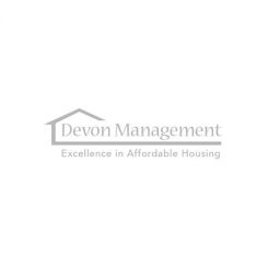 Devon Management logo in greyscale