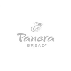 Panera Bread logo in greyscale