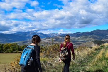 people hiking