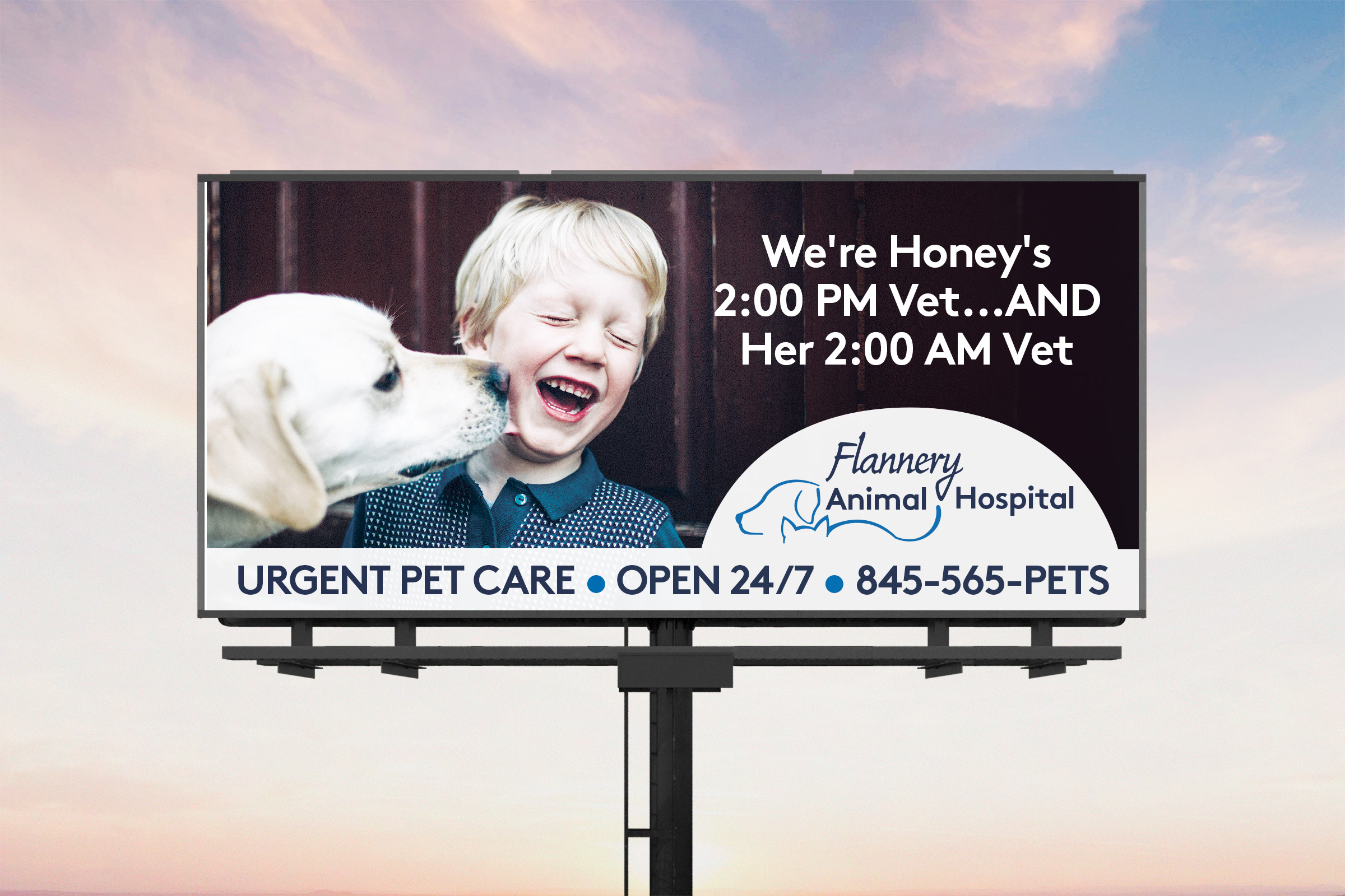 Flannery Animal Hospital Billboard