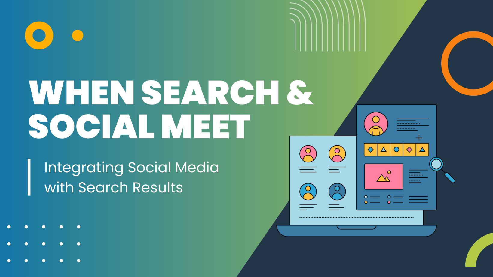 When Search & Social Meet: Integrating Social Media with Search Results graphic
