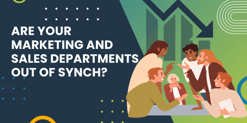 "Are your sales and marketing teams out of synch?" gif